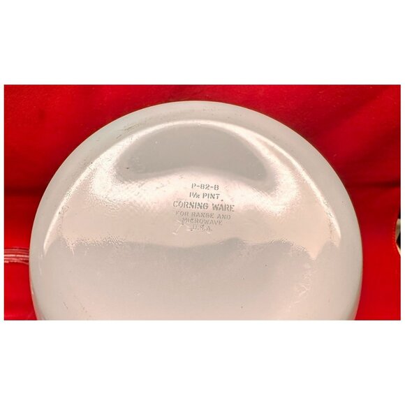 Corning Ware Blue Medallion Round 1½ Pint 6" Covered Baking Dish w/Handle P-82-B - Picture 6 of 6